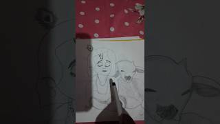 little Krishna drawing #drawing #easy #art #trending #viral