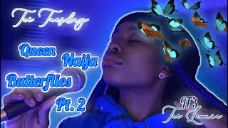 Queen Naija - Butterflies Pt 2 Lyric Video Cover