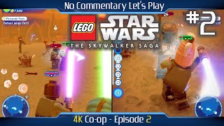 LEGO The Skywalker Saga [4K] Lets Play Co-op No Commentary #2
