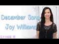 【冬之歌】英文歌詞中文翻譯字幕 Joy Williams - December Song (feat. Birdtalker) lyrics