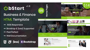 Bstart - Business & Finance HTML Template | Themeforest Website Templates and Themes