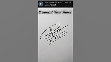 A Letter Signature Design Ideas || Unique &Stylish Signature Design ✨️  #signature #shorts