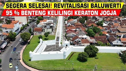 KEREN‼️BENTENG KERATON YOGYAKARTA TELAH KEMBALI 95 %, KAWASAN KERATON DIKELILINGI TEMBOK