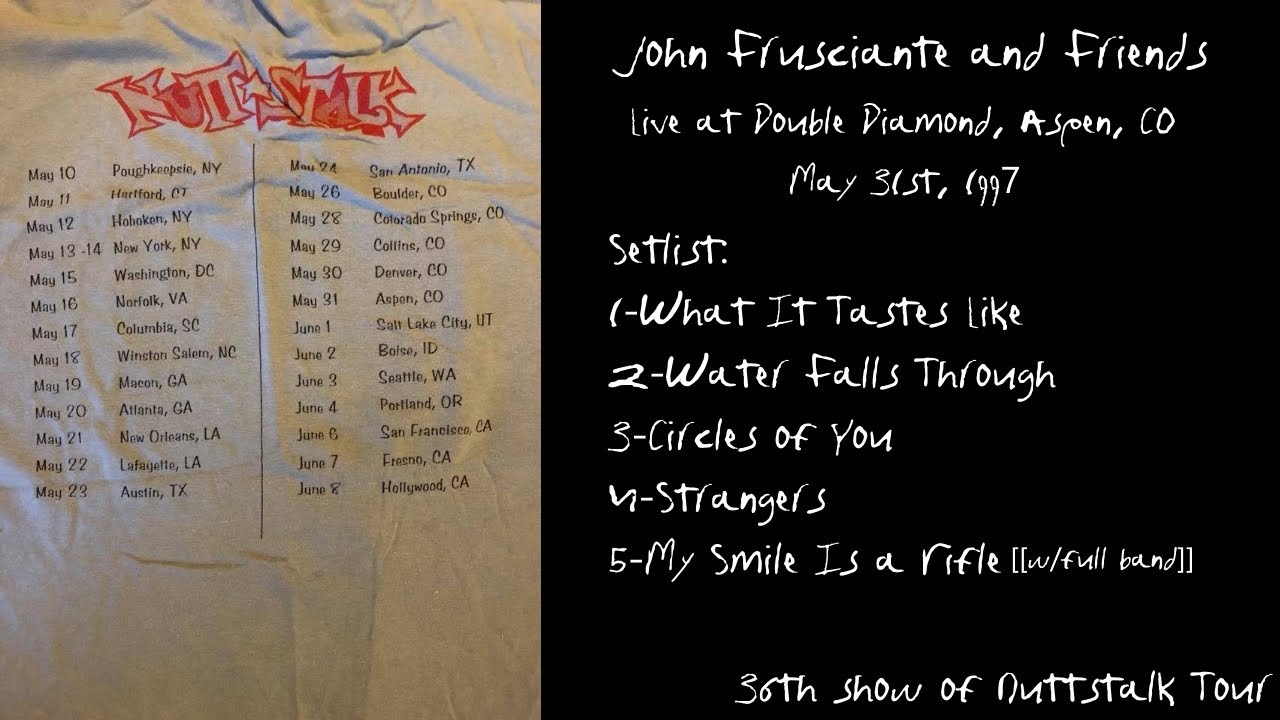 John Frusciante - Aspen/CO 1997 (Full Show Uncut AUD)