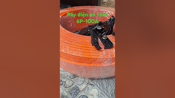 Lắp đặt ray điện an toàn cầu trục 6P-100A Đài Loan, #shorts