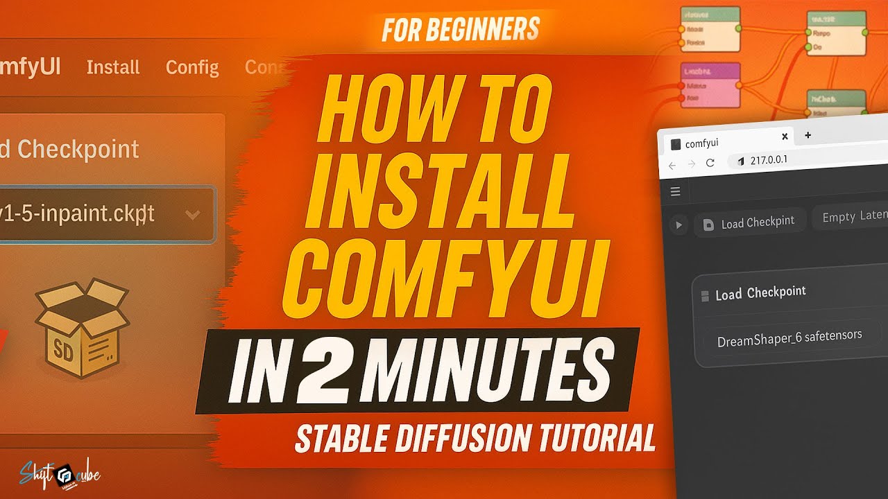 How to Install Comfyui in 2 minutes | Shift 4 Cube - YouTube