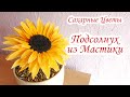 Шикарный и Пышный ПОДСОЛНУХ из МАСТИКИ | Подсолнух из Мастики | Подсолнух | David Malaniia