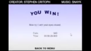 World's Hardest Game 1 (HTML5 / CoolMathGames Version) Completion