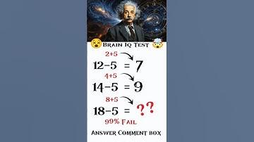 IQ Hard Level Testing 💪#braintest #mathquiz #puzzlechallenge