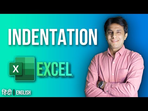 4.4 Changing Indentation in Excel | Excel tutorial for Beginner 2022 |Hindi-English by Pavan Lalwani