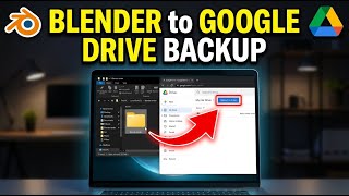 How to backup Blender video renders using Google Drive - Easy Tutorial