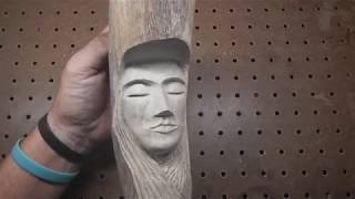 Dreaming spirit wood power carving Dremel-Foredom-Kutzall