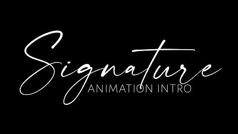 Signature Animation Intro | Different styles | Kinemaster and Pixellab |