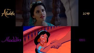 Disney's Aladdin (2019) trailer side-by-side with 1992 animated film