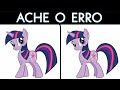 Encontre os 7 erros em My Little Pony | Jogo Dos 7 Erros