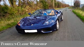Barn Find to Glory: Remarkable Resurrection  My Ferrari 360 Spider | Tyrrell's Classic Workshop