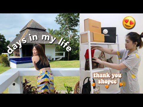 Chill Weekend, Fave Shopee Purchase + Organize My Bags With Me