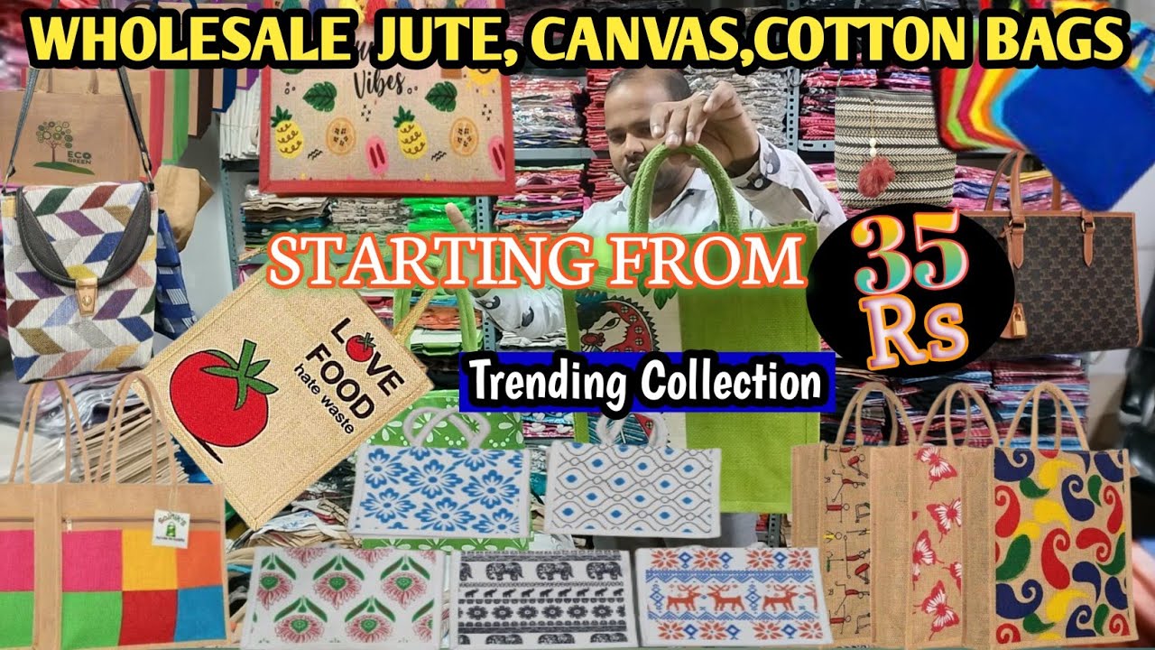 Wholesale Jute Bag, Canvas Bag, Cotton Bag, in Bangalore| Sales & Return Gifts #jute_bag /Shopping