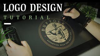 Logo Tutorial | Adobe Illustrator | Wacom Cintiq 22
