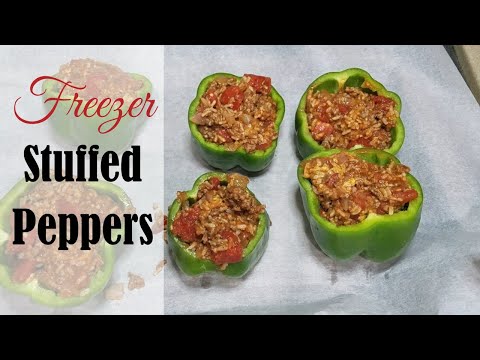 Freezer Stuffed Peppers