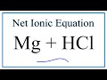 Chemical Reactions and Ionic Equations