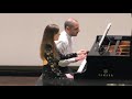 Rachmaninov6 morceaux op11 russian theme sara costa  fabiano casanova piano duo