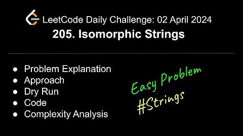 Daily LeetCode Challenge: 205. Isomorphic Strings | C++ | Strings | Hashmap | @shwetabhagat8920