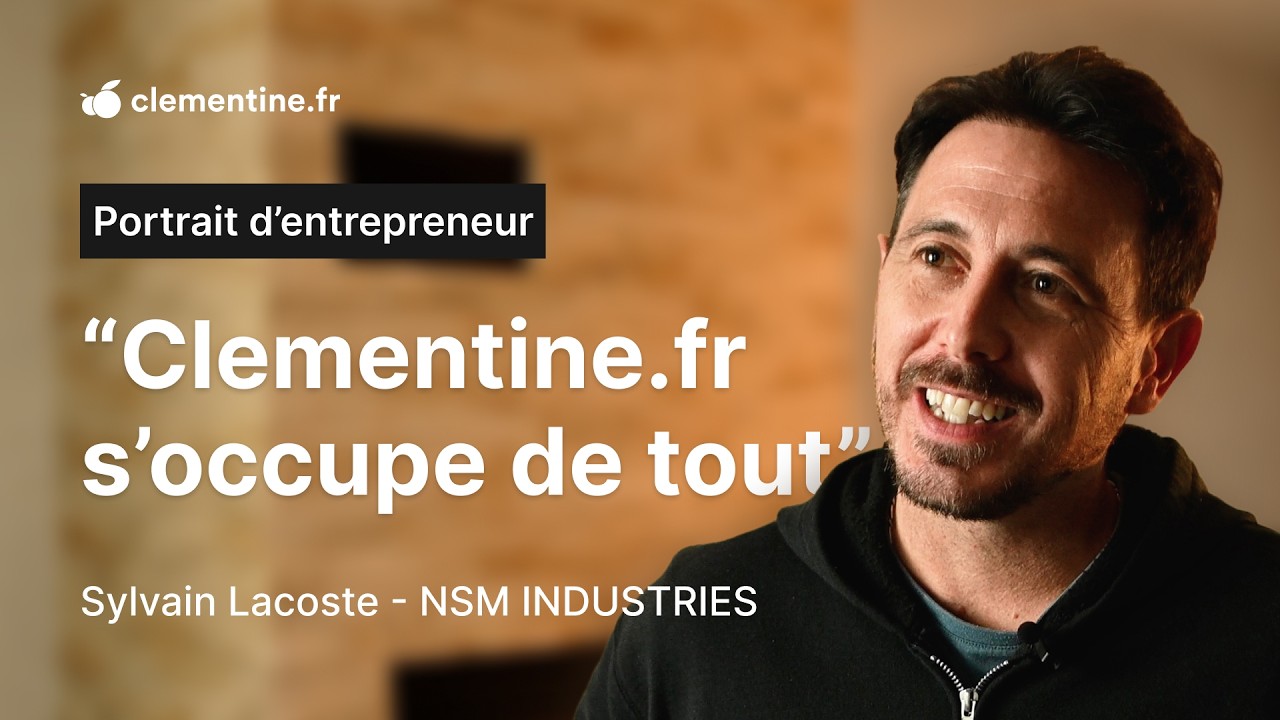 Voir la vidéo Portrait client – Sylvain Lacoste, créateur de NSM INDUSTRIES