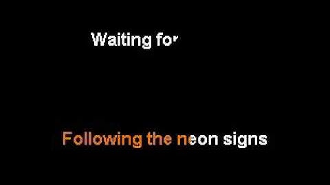 Midnight City Karaoke version - Karaoke performance video thumbnail