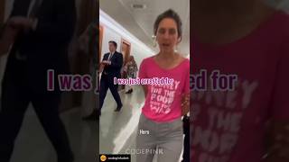 Climate Protester DRAGGED Out By Security 😳 #ClimateChange #Politics #Shorts