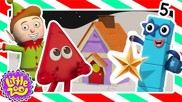 Blocks Christmas Special Compilation! 🟥 🟩 🟡 | Learn to Read, Count, & Explore Colours | @LittleZooTV