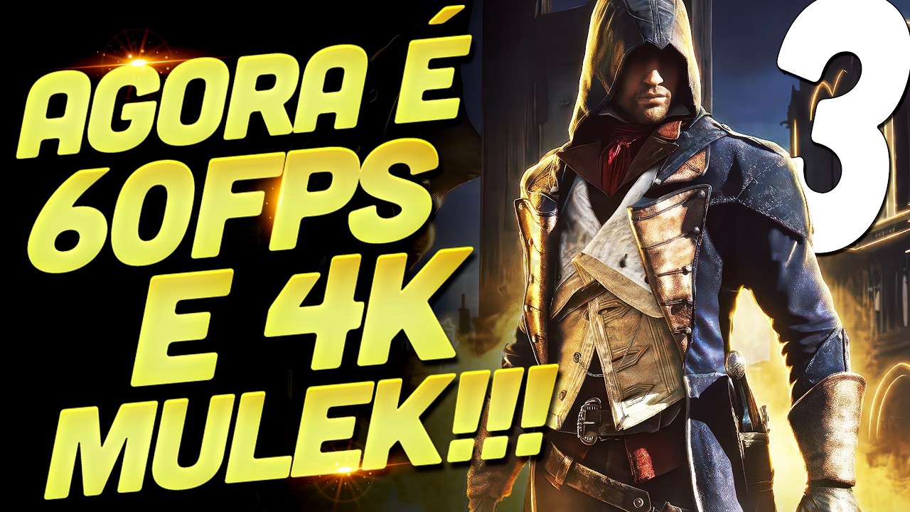 🔴 ASSASSIN'S CREED UNITY RODANDO A 4K 60FPS NO PS5 PRO AO VIVO!!! PARTE 3