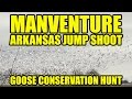 Jump Shooting Goose Hunt in Arkansas