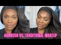 Airbrush vs. Traditional Makeup **Very Detailed Tutorial and Chat ** | Morgan Melanie