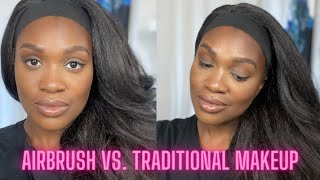 Airbrush vs. Traditional Makeup **Very Detailed Tutorial and Chat ** | Morgan Melanie