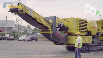 Keestrack Walk around of the B5e jaw crusher