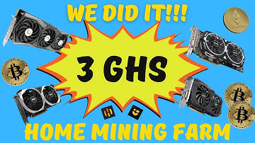 Crypto Mining Farm Hits 3 GHs 🤘🤘 Lets Celebrate! 🥳🥂