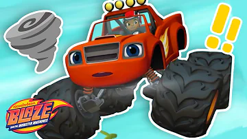 A Whirlwind Race to the Top of the World! 🏁🚗 | Blaze and the Monster Machines