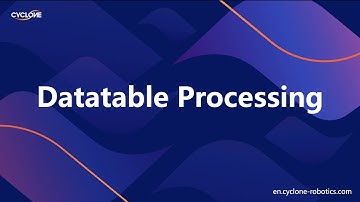 Datatable Processing