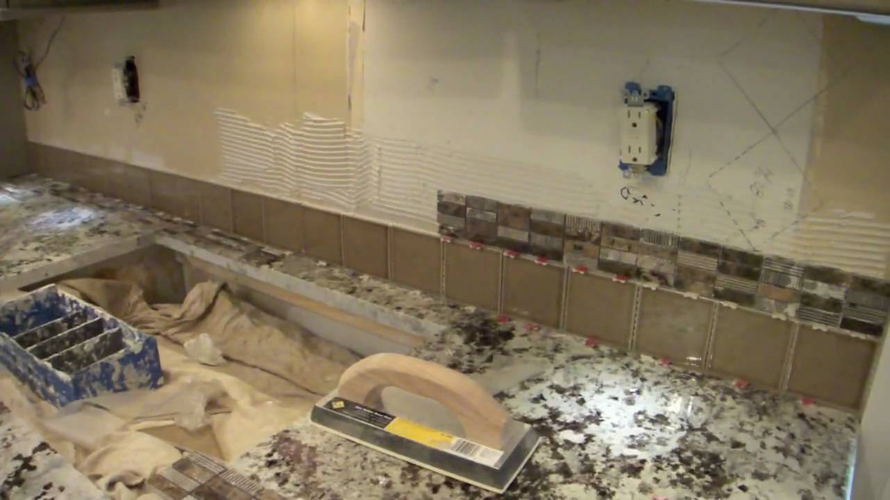 Starting A Kitchen Backsplash YouTube