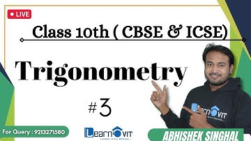 #Trigonometry3  #class10math #avss #abhisheksir #learnovit #cbse #icse #trigonometry