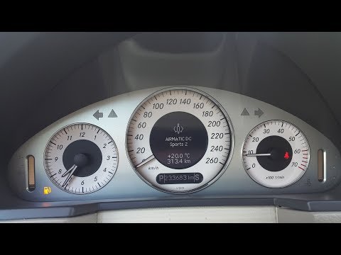 Mercedes-Benz W211 3.2 V6 ACCELERATION 0-100 Przyśpieszenie --4K--