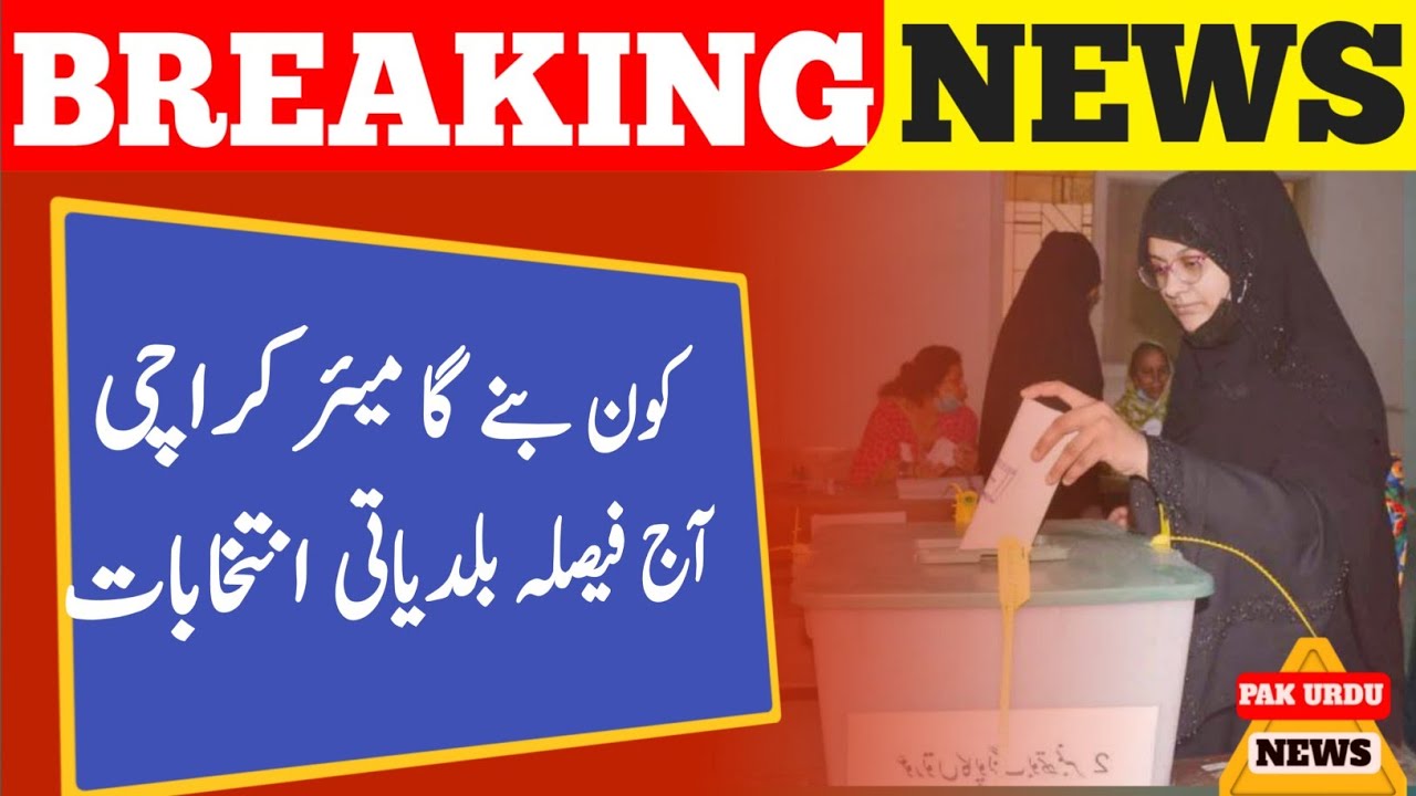 Karachi Mein Zimni Election Kay Hawaly Say Aham Khabar breaking New
