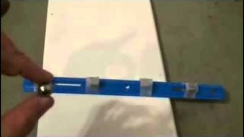 Easy How to Build a Gauss Gun Science Project