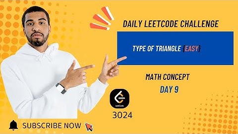3024.Type Of Triangle #Leetcode#Daily Challenge