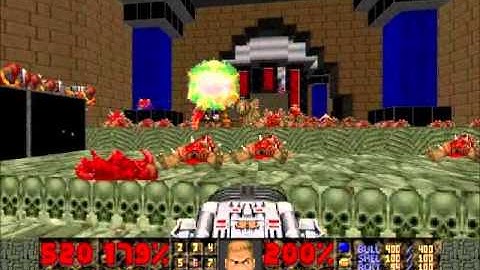 Doom 2 Slaughterfest 3 Level 28 UV with 99% in 2:06:36 (some good music)