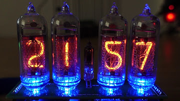 Nixie Tubes Clock In-14 Nixie Clock Bulb Clock In-14