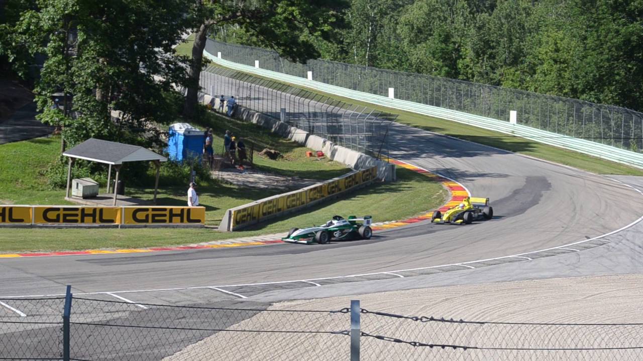 Pro Mazda Grand Prix of Road America Early Race Action From Canada