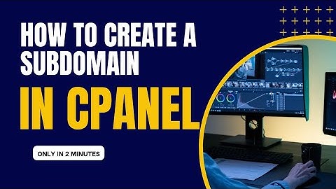 Create Subdomain from your  Cpanel in 2 Minutes | Beginner Guide