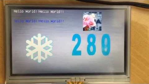 RA8875  demo with 4.3 inch TFT LCD